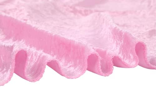 CVL Velvet Photography Drape/Backdrop Curtain Panel w/4" Rod Pockets 10Ft X 52"(1 Panel Only) Pink for Wedding, Tradeshow, Showroom, Birthday Party, Theater Stage Decoration - Image 2
