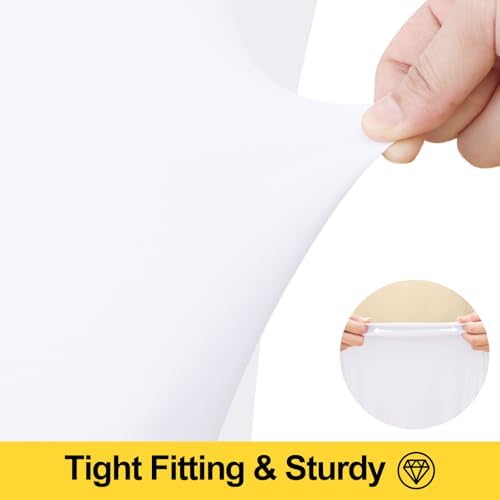 Smiry Spandex Elastic Fitted Table Cloth Skirt for 3FT Square Table - Image 3