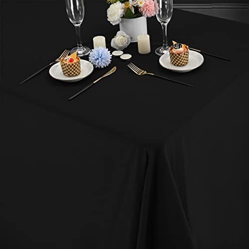 10 Pack Black Tablecloths for 6ft Tables-90 x 132 Inch | Polyester Table Cover, Stain and Wrinkle Resistant Washable Fabric Table Cloth, Perfect for Wedding Banquet Parties - Image 9