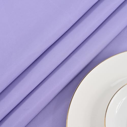 12 Pack Lavender Tablecloths for Rectangle Tables, 60 x 102 Inch - Image 4