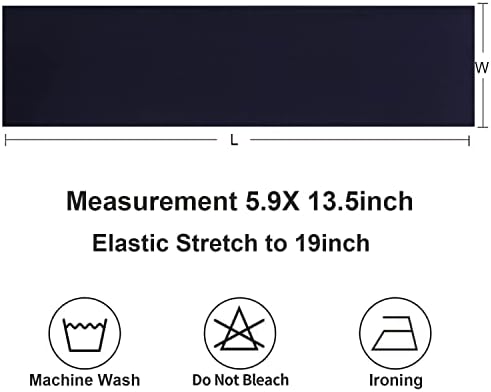 Navy Blue Chair Sashes 50 Pack, Spandex Dark Blue Chair Bows for Wedding Birthday Party Reception Banquet Event Decor (50 Pieces, Navy Blue) - Image 5