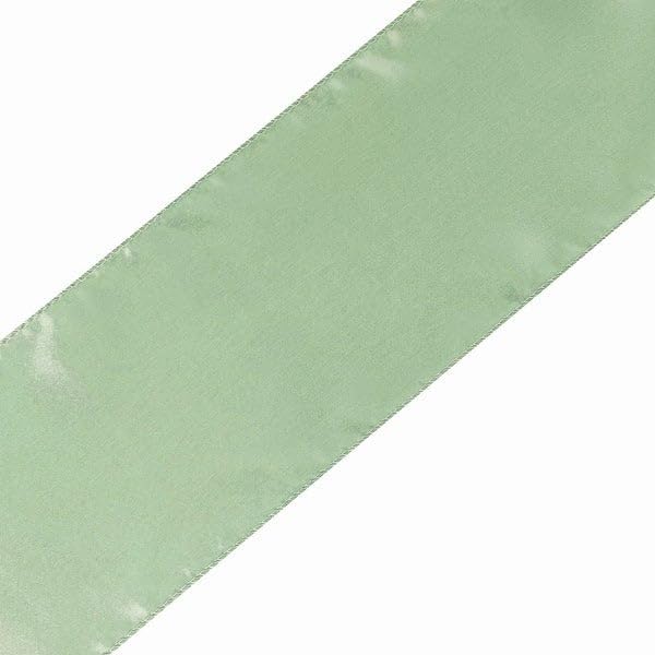 100 Sage Green Satin Chair Sashes Bows Ties for Wedding Decorations Party Supplies Events Chair Covers Decor Banquet Reception - Image 6