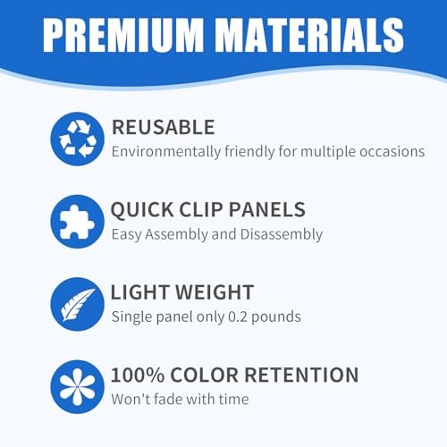 Ozikutech 12 Pcs Iridescent Silver Shimmer Wall Backdrop Panels for Party - Image 6