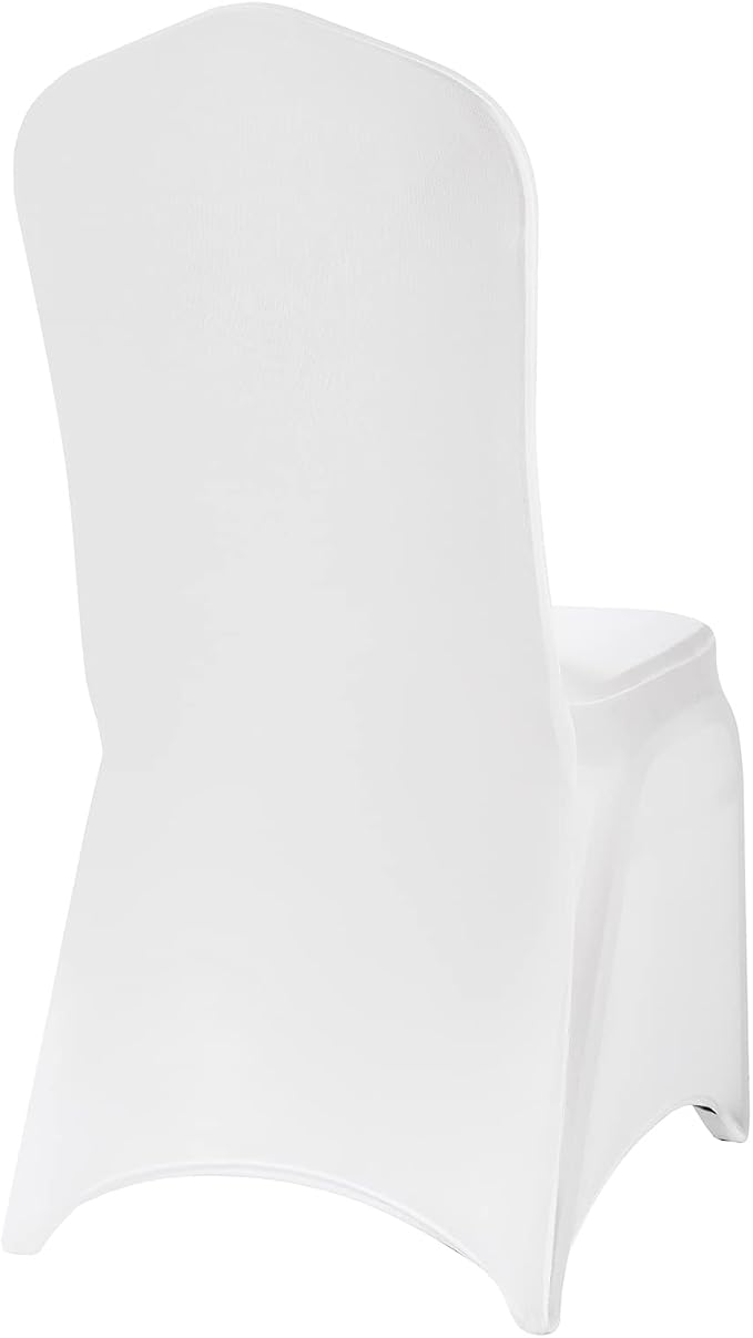 Spandex Chair Cover,25PCS,Chair Covers,Living Room Chair Covers,Removable Chair Cover Washable Protector Stretch Chair Cover for Party, Banquet,Wedding Event,Hotel(White) - Image 5