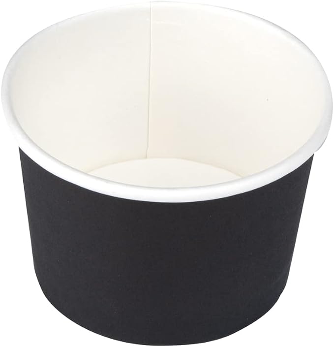 Restaurantware 4 oz Round Black Paper To Go Cup, 50 Pack - Image 18