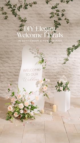 Ling's moment Fake Flowers Box, Powder Pink & Sand Beige Deluxe Combo - Image 4