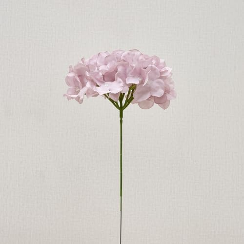 Artificial Hydrangea Flowers Dusty Purple Heads 10 Fake Hydrangea Silk Flowers for Wedding Centerpieces Bouquets DIY Floral Decor Home Decoration with Stems(VASE NOT Included) - Image 5