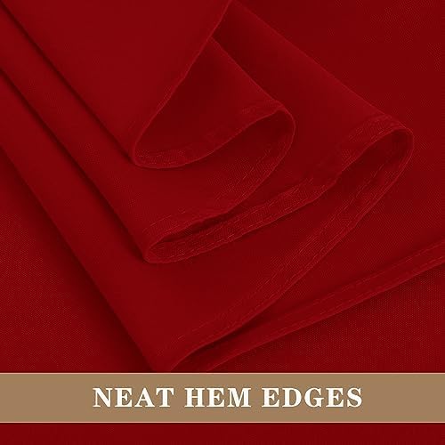 Fitable 6 Pack Red Tablecloths 70x108 Inch for 6 Foot Rectangle Tables - Image 4