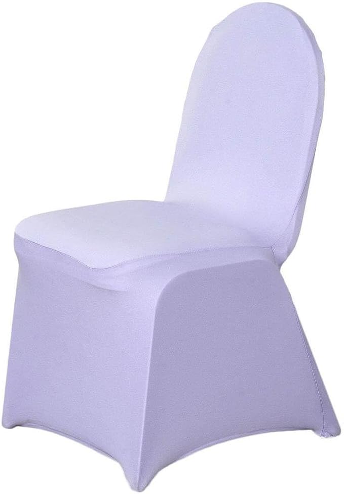 Efavormart 20 PCS Lavender Premium Spandex Stretch Banquet Chair Covers for Dining Chairs Party Wedding Outdoor Events Slip Covers W/Foot Pockets Washable - Image 6