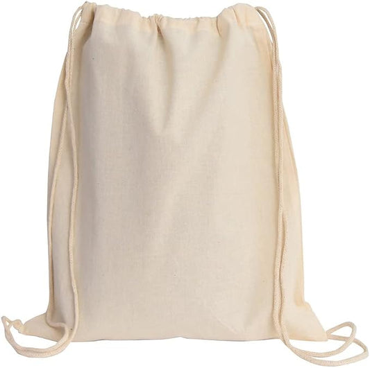 TBF (36 Pack) Set of 36 Durable Cotton Drawstring Tote Bags by TOTEBAGFACTORY