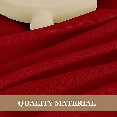 Fitable 6 Pack Red Tablecloths 70x108 Inch for 6 Foot Rectangle Tables - Image 3
