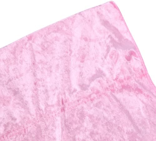 CVL Velvet Photography Drape/Backdrop Curtain Panel w/4" Rod Pockets 10Ft X 52"(1 Panel Only) Pink for Wedding, Tradeshow, Showroom, Birthday Party, Theater Stage Decoration - Image 3