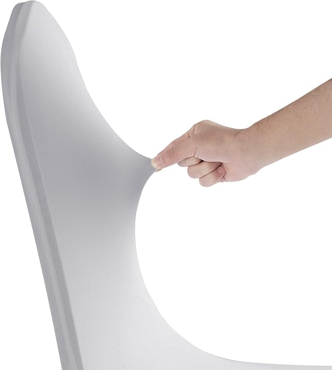 SuperO Waterproof Spandex Chair Cover 25PCS, Stretch Dining Chair Covers, Polyester Outdoor Chair Covers, Protector Stretch Chair Cover for Party Universal, Banquet, Wedding Event, Hotel(Silver) - Image 6