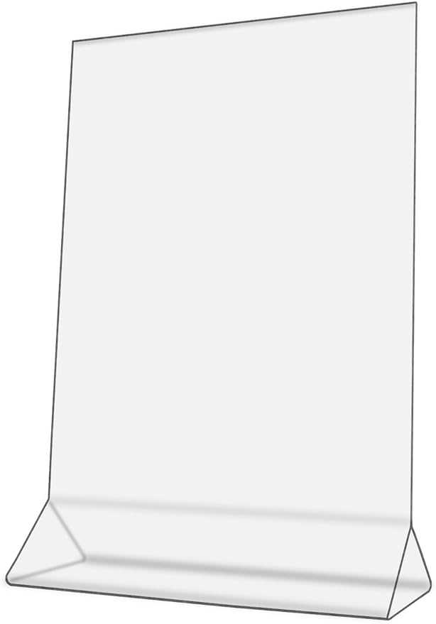 Marketing Holders 12 Pack Acrylic Sign Holder 11" x 14" Top Load Clear Double Sided Countertop Literature Display for Policies and Notices in Lobbies Retail Stores Hotels and Doctors Offices by MarketingHolders