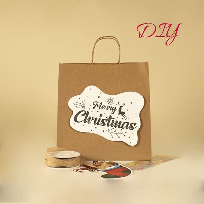 JET PAPER BAGS - 11x7x12 Inch [250 Pcs] Brown Paper Bags with Handles Prime for Takeout, Grocery, Goody, Retail, Party, Gifts, Weddings - Image 7