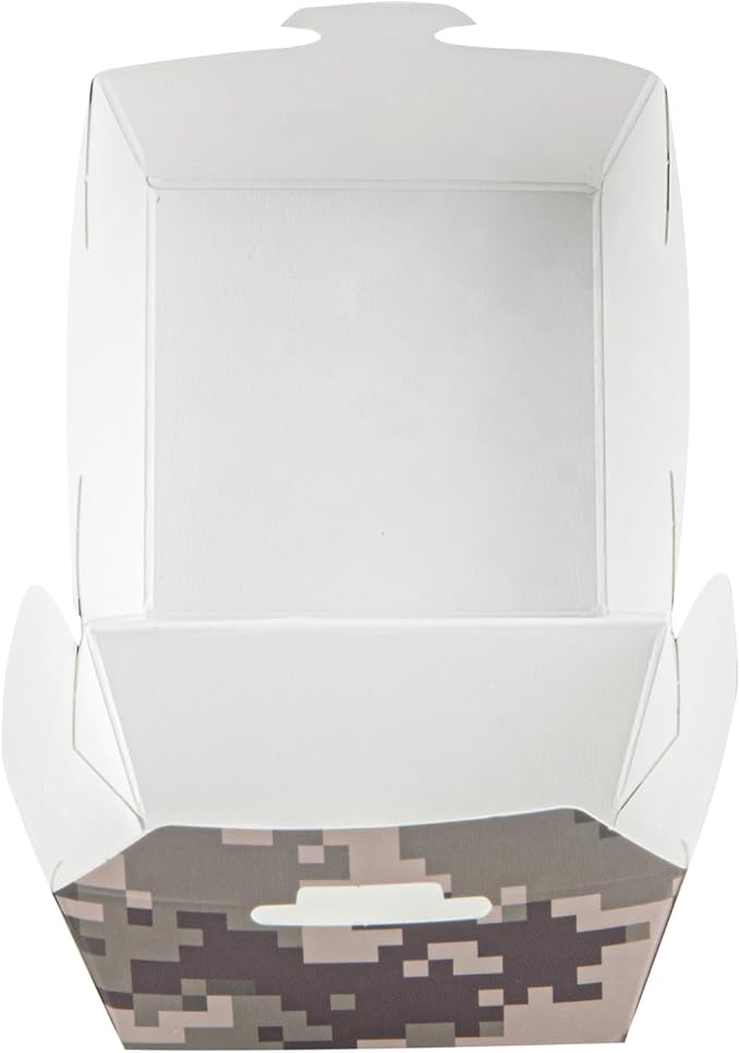 Restaurantware Camouflage Paper Slider Box, 2.5 x 2 In, 100 Pack - Image 17