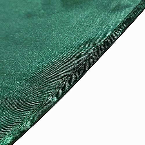 Balsa Circle 50 Hunter Green Satin Elegant Chair Cover Bows Sashes Wedding Banquet Decorations Party Supplies Engagement Events Reception - Image 8