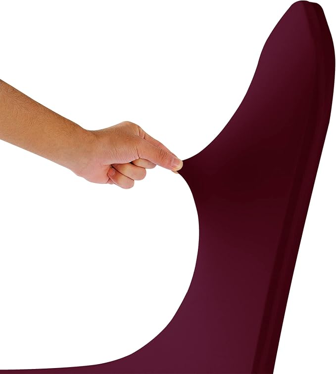 Spandex Chair Covers, 25PCS, Washable Protector for Living Room, Party, Banquet, Wedding, Hotel (Burgundy) - Image 6