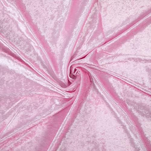 CVL Velvet Photography Drape/Backdrop Curtain Panel w/4" Rod Pockets 10Ft X 52"(1 Panel Only) Pink for Wedding, Tradeshow, Showroom, Birthday Party, Theater Stage Decoration - Image 5