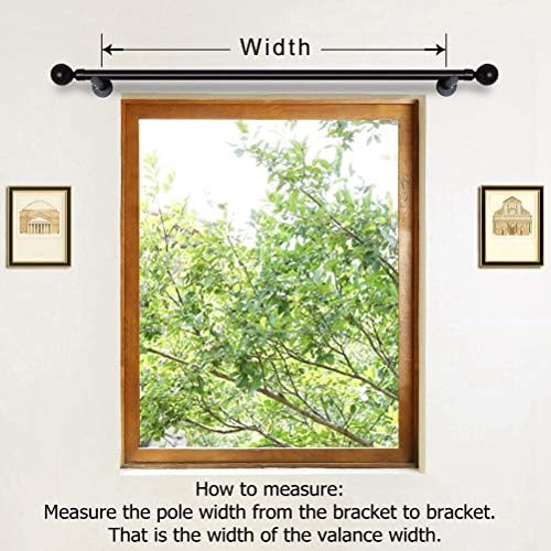 ELKCA Thick Chenille Window Curtains Valance for Living Room Luxury Gold Curtain Valance for Bedroom (W110inch, 1 Panel) - Image 6