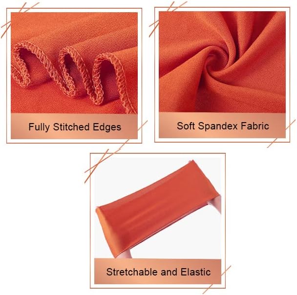 VDS Pack of 25 PCS | Dusty Pink | Spandex Chair Sashes Bows Without Buckle | Stretch Elastic Banquet Universal Folding Chair Band Tie with for Wedding Party Conference Celebration Event Decoration - Image 7