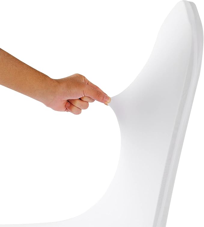 Spandex Chair Cover, 100PCS, Removable and Washable Protector for Living Room, Party, Banquet, Wedding Event, Hotel (White) - Image 6