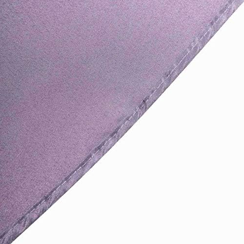 Balsa Circle 6 pcs 90 inch Amethyst Round Washable Polyester Easy-Care Tablecloth for Indoor and Outdoor Bridal Shower Wedding Table Buffet Table Parties Kitchen Dining - Image 8