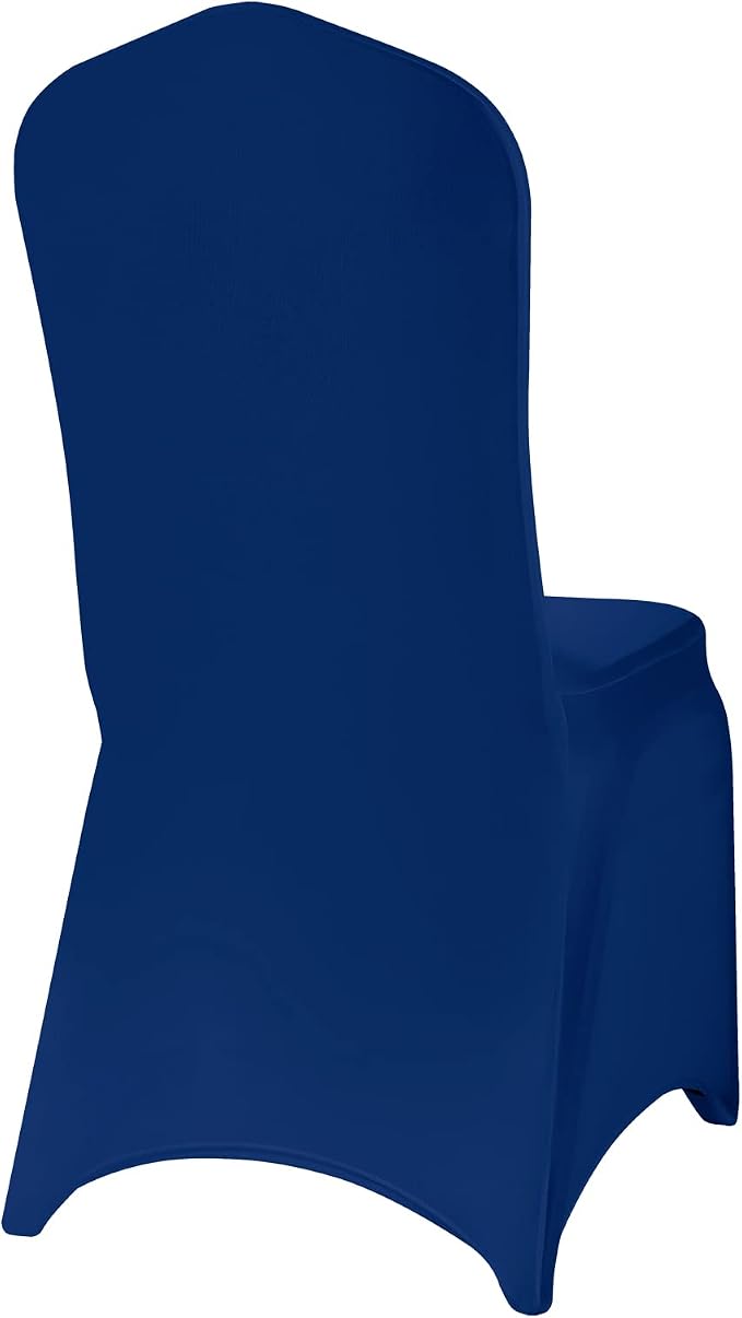 Spandex Chair Covers, 25PCS, Removable Washable Protector for Living Room, Party, Banquet, Wedding, Hotel (Classic Blue) - Image 5