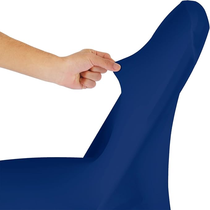 Spandex Chair Cover,25PCS,Living Room Folding Chair Covers,Removable Chair Covers Washable Protector Stretch Chair Cover for Party, Banquet,Wedding Event,Hotel(Classic Blue) - Image 6