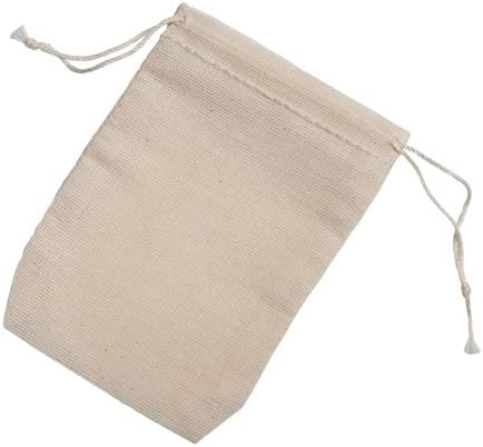 Celestial Gifts Cotton Muslin Bags, Small 500 Pcs, 2.75x4, Drawstring | 100% Cotton, Made in USA, Reusable Tea Bags, Jewelry Gift, Spice & Cotton Gift Sachets, Natural Hem, Cloth Sachet Bags by CelestialGifts