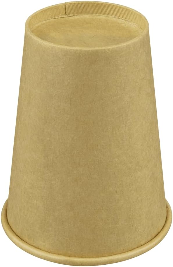 Karat 8 oz Coffee Cups, Kraft Disposable Paper Hot Cups, 80mm, 1000ct | C-K508K, Double Poly Lined, Leak-Resistant Design, Restaurants and Cafes, Tea Service, Hot/Cold Beverages - Image 9