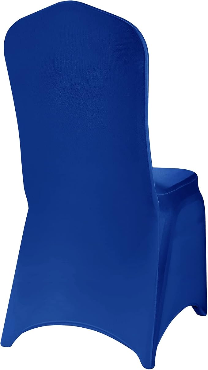 Spandex Chair Covers, 12PCS, Removable Washable Protector Stretch Covers for Living Room, Party, Banquet, Wedding Event, Hotel (Royal Blue) - Image 5
