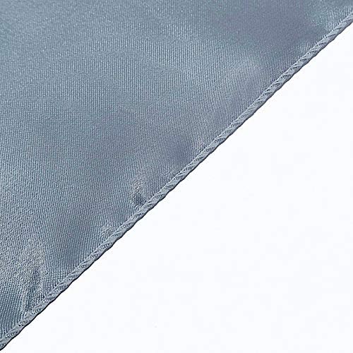100 Dusty Blue Satin Chair Sashes Bows Ties for Wedding Decorations Party Supplies Events Chair Covers Decor Banquet Reception - Image 5