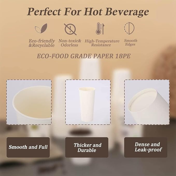 Lamosi 1200 Pack 3 oz Paper Cups, Disposable Small Mouthwash Cup | 3oz Mini Espresso Cups for Bathroom, Travel, Party, Picnics, Home, Applicable to Cup Dispenser - Image 3