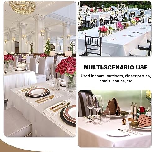 Fitable 6 Pack Black Tablecloths 70x120 Inch for 6-8 Ft Rectangle Tables - Image 5