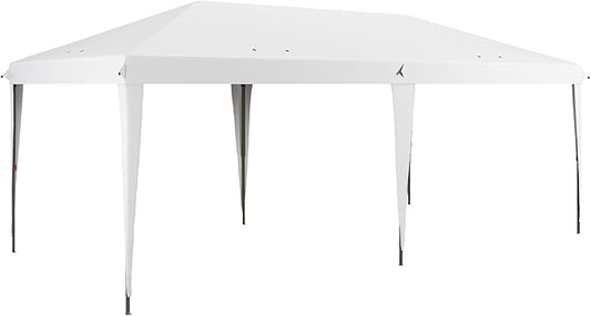 Outsunny 10' x 20' Pop Up Canopy Tent, Upgraded Heavy Duty Tents for Parties, Outdoor Instant Gazebo Sun Shade Shelter with Carry Bag, for Catering, Events, Wedding, Backyard BBQ, White