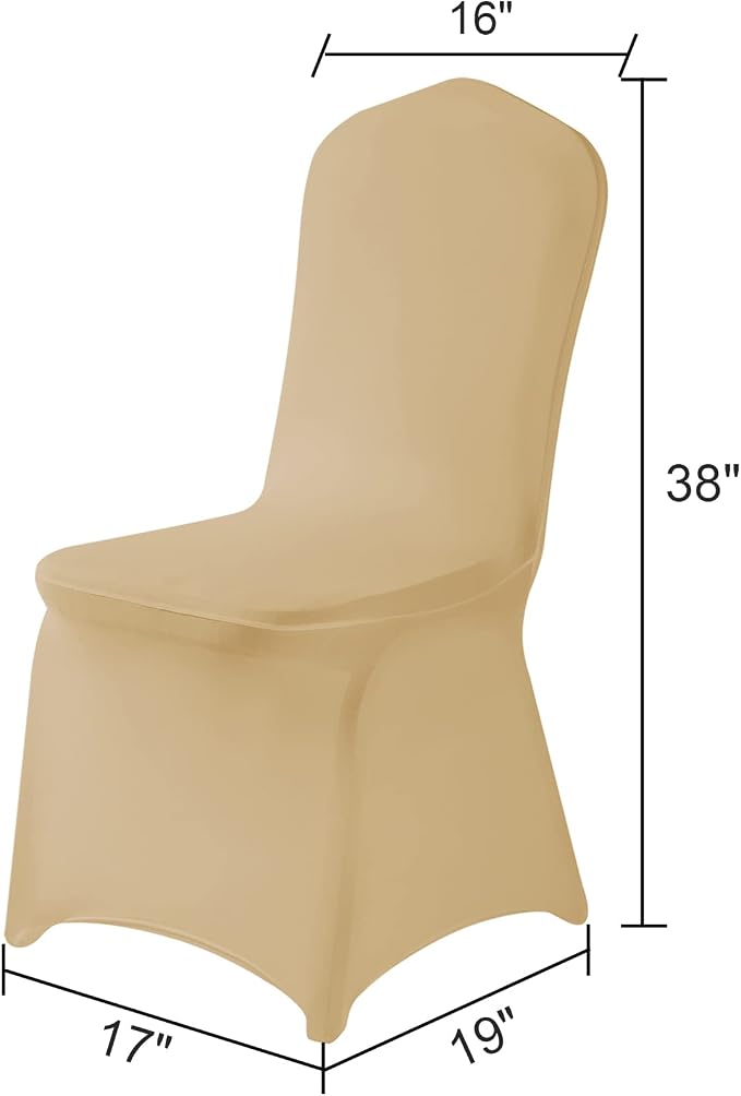 Spandex Chair Covers, 25PCS, Removable Washable Protector for Living Room, Party, Banquet, Wedding, Hotel - Image 2