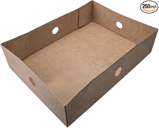 SCT 1269 Bakery Box, Automatic Donut Tray, Bakery Box Bottom, Disposable Pastry Box, Box For a Dozen Donuts, Party Favor Treat Box, 13-1/2 X 9-7/8 X 3-3/8 (Pack of 250) by SouthernChampionTray