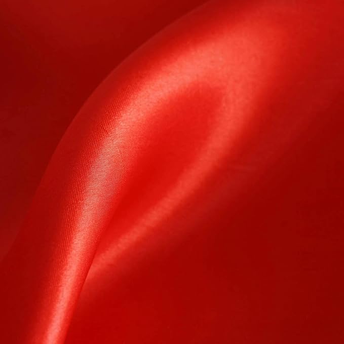 Balsa Circle 10 Red Satin Elegant Chair Cover Bows Sashes Wedding Banquet Decorations Party Supplies Engagement Events Reception - Image 7