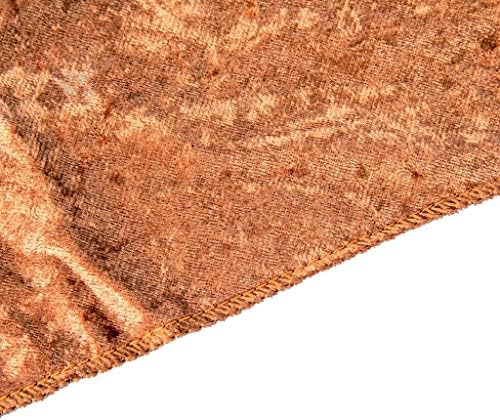 CVL Velvet Photography Drape/Backdrop Curtain Panel w/4" Rod Pockets 10Ft X 52"(1 Panel Only) Terracotta for Wedding, Tradeshow, Showroom, Birthday Party, Theater Stage Decoration - Image 4