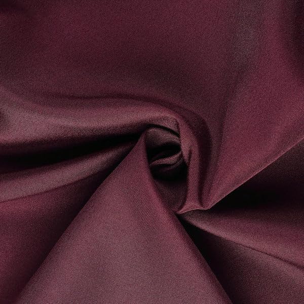 Tableclothsfactory 100PCS Burgundy Linen Polyester Folding Chair Cover Dinning Chair Slipcover for Wedding Party Event Banquet Catering - Image 5