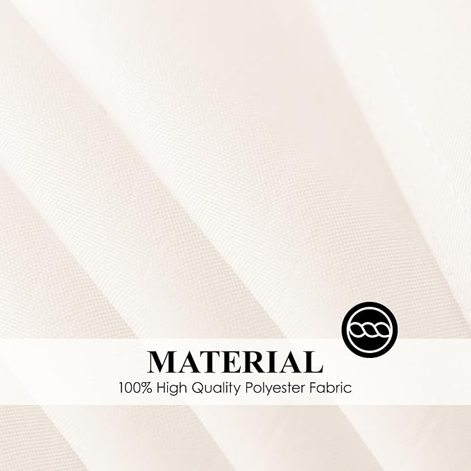 2 Pack White Square Tablecloths 52x52 Inch for Dining Tables | Washable Decorative Linen Polyester Table Cover for Banquets Buffets Parties and Weddings - Image 6