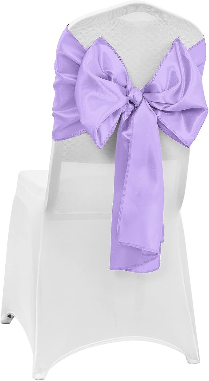 4-Pack Lavender Satin Table Runner 12 x 108 Inch Long Bright and Smooth Silk Fabric Table Runner for Wedding Banquet Birthday Party Decoration - Image 6