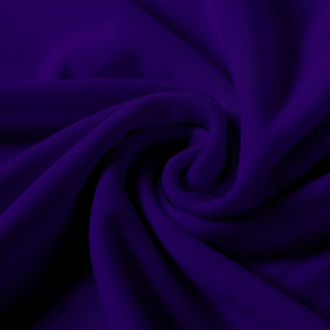 Spandex Chair Covers, 12PCS, Removable Washable Protector Stretch Covers for Living Room, Party, Banquet, Wedding, Hotel (Purple) - Image 4
