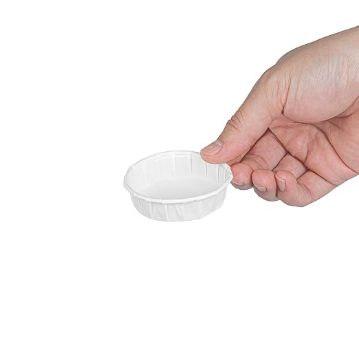 Restaurantware-Sustain 1 Ounce Portion Cups, 2000 Disposable Condiment Cups - Compostable, Versatile, White Paper Sample Food Cups, Stylish, For Serving Dips, Jams, Sauces, Nuts, And More - Image 12