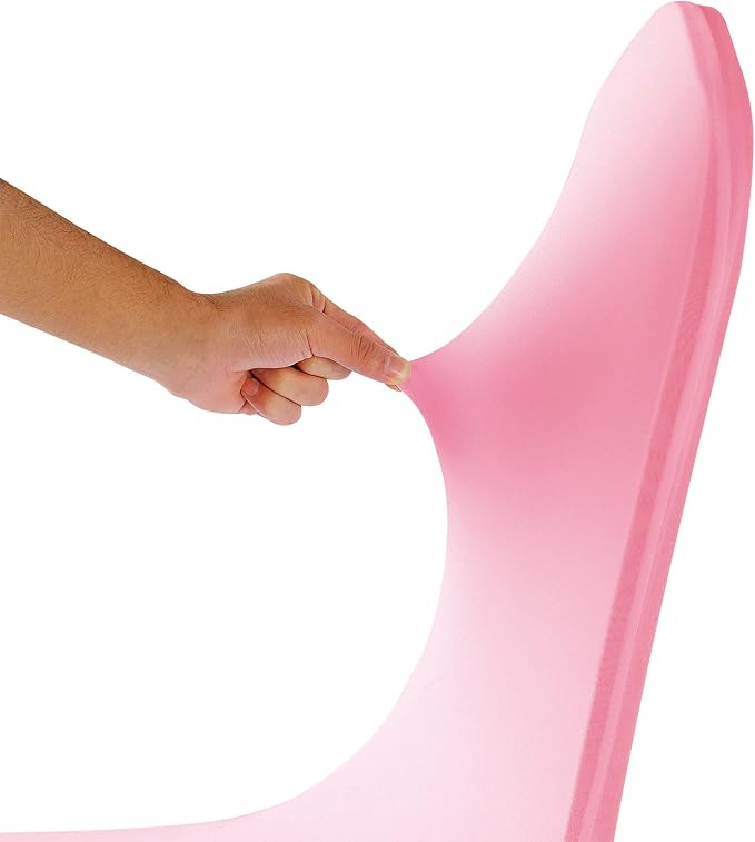 Spandex Chair Covers, 12PCS, Washable Protector for Living Room, Party, Banquet, Wedding, Hotel (Pink) - Image 6