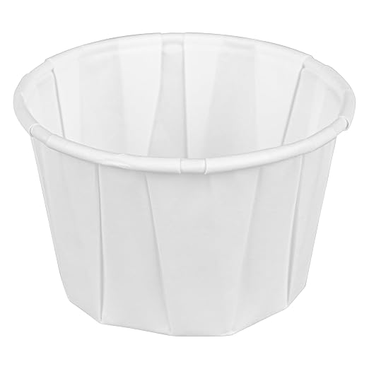 Restaurantware-Sustain 2 Ounce Portion Cups, 2000 Disposable Condiment Cups - Compostable, Versatile, White Paper Sample Food Cup, Stylish, For Serving Dips, Jams, Sauces, Nuts, And More by Restaurantware
