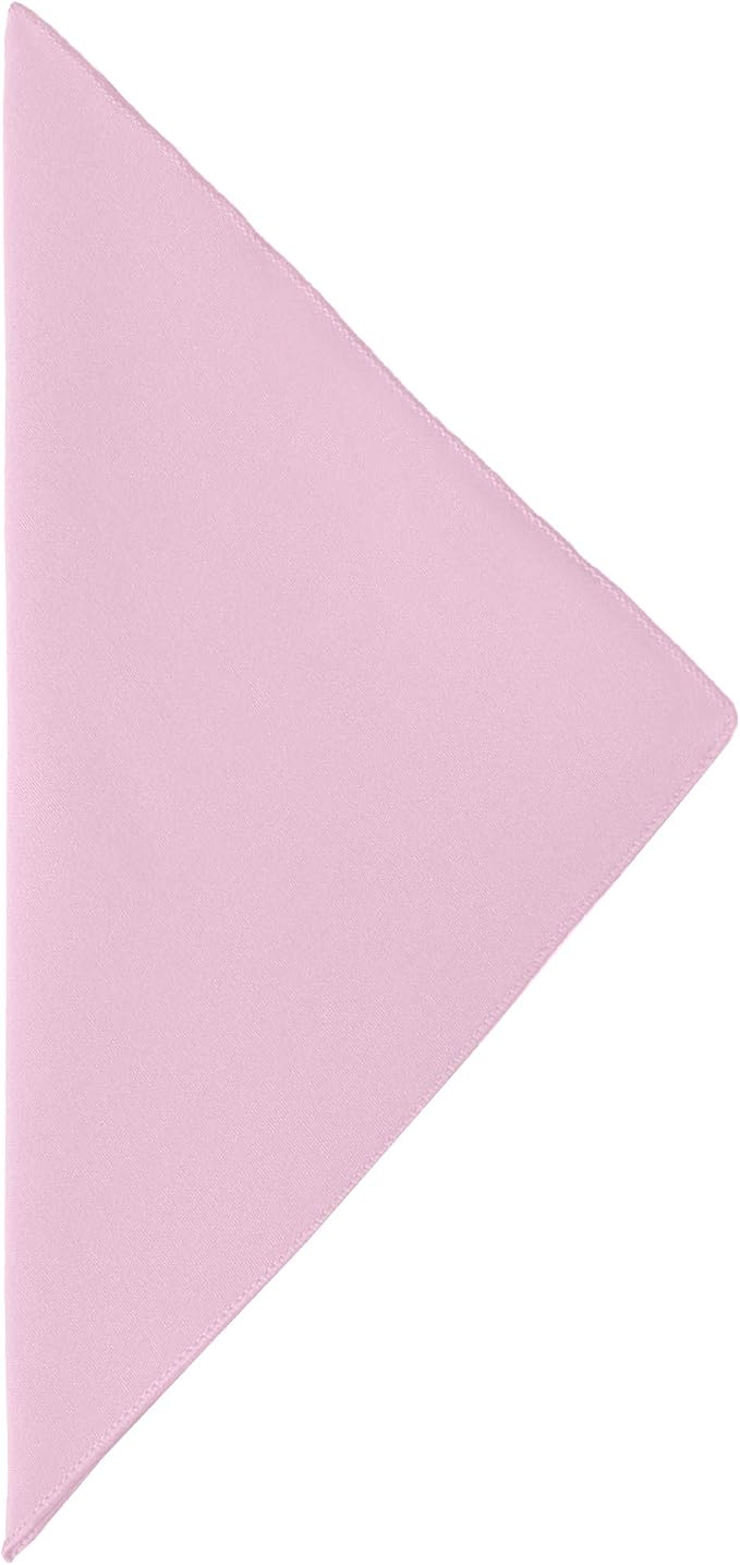 Ultimate Textile 17x17-Inch Cotton-Feel Cloth Napkins, Light Pink Set of 36 | Bulk Case of 3 Dozen, Square, 100% Spun Polyester Fabric, MJS-Spun Construction, Cotton-Like Hand, Machine Washable, Seamless - Image 2