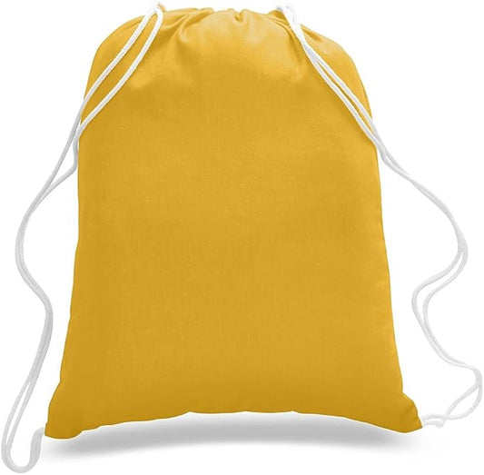 TBF (36 Pack) Set of 36 Durable Cotton Drawstring Tote Bags by TOTEBAGFACTORY