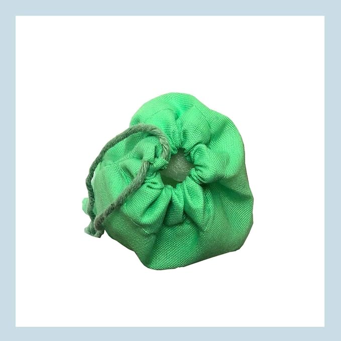 (12x16 inches) Green Cotton Bags, Reusable And Biodegradable Produce Muslin Drawstring Bags Available in Different Sizes (Pack Of 25) - Image 4